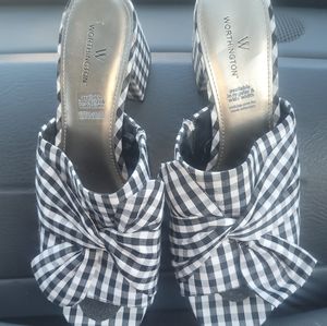 💖Worthington checkered pumps